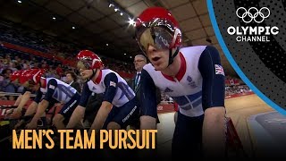 Team GB Set New Team Pursuit World Record  London 2012 Olympics [upl. by Nanny]