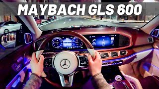 2023 Mercedes Maybach GLS  POV Night Drive [upl. by Essinger]