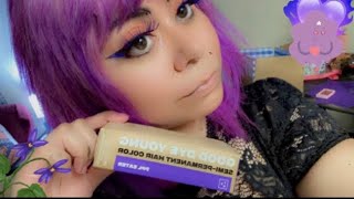 💜Ppl Eater Purple Good Dye Young Hair Dye By Hayley Williams Review💜 [upl. by Acinomahs]