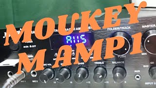 Moukey M amp1 digital karaoke amplifier demo [upl. by Madelle]