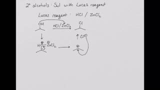 CHEM 222 Reaction of Alcohols with HCl [upl. by Quirita]