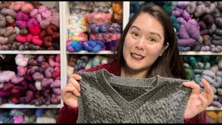 Episode 64 Deep Winter Coat by Wool amp Pine and other cable projects [upl. by Sherourd]