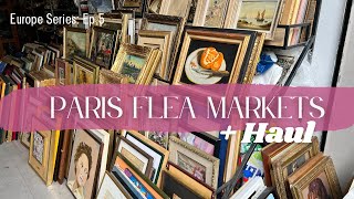 Shopping Paris Flea Markets  Amazing Haul  Thrift with Me [upl. by Dygert332]