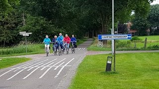 42e Fietsvierdaagse Wolvega fietsen over de Oosterseveldweg Noordwolde fr [upl. by Tiphany901]