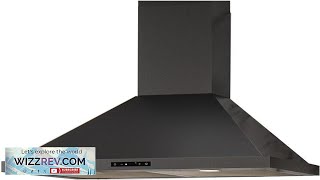 Zephyr 30 Ombra Wall Mount Range Hood 4Speed600 CFM LED Lights Review [upl. by Ria]