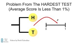 Problem From The Hardest Test  Use A Coin To Simulate Any Probability [upl. by Sacul]