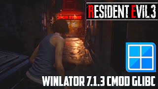 RESIDENT EVIL 3  REMAKE WINLATOR 713 CMOD GLIBC ANDROID GAMEPLAY  НАСТРОЙКИ ИГРЫ [upl. by Ennagrom939]