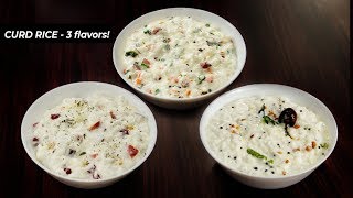 3 Ways  Curd Rice Recipe  Dahi Chawal  Thayir Sadam CookingShooking [upl. by Peh701]