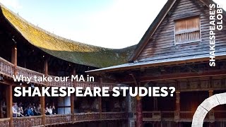 Why take our MA in Shakespeare Studies  Shakespeares Globe amp Kings College London [upl. by Desmund]