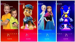 Vlad and Niki 🆚Paw Patrol 🆚 Frozen 🆚 Sonic Prime 💫 Who is the best 🌺 [upl. by Adnovahs1]