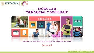 MÓDULO 8  “SER SOCIAL Y SOCIEDAD”  Semana 1 Reglas de comunicación plagio y parafraseo [upl. by Aicenod903]