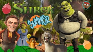 Shrek Summer Run  Summer Run and Freeze  Shrek Kids Singalong  PhonicsMan Fitness [upl. by Dnomsaj]