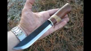 Carbon steel Laplander  Sami Knife [upl. by Cristen]