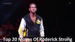 Top 20 Moves Of Roderick Strong [upl. by Yolane253]