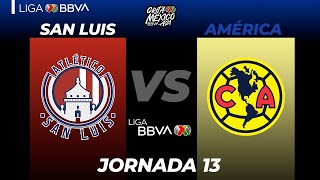 Resumen y Goles  San Luis vs América  Liga BBVA MX  Grita México A21  Jornada 13 [upl. by Lindon727]