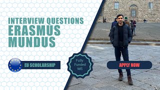 10 Questions Students dont know in ERASMUS MUNDUS INTERVIEW [upl. by Worthington]