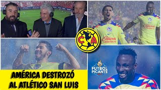 AMÉRICA SIN PIEDAD GOLEÓ al Atlético San Luis y tiene final LIGA MX en el bolsillo  Futbol Picante [upl. by Aztilay]