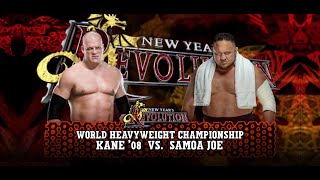 WWE DREAM MATCH  KANE Vs SAMOA JOE  WORLD HEAVYWEIGHT CHAMPIONSHIP [upl. by Elgna694]