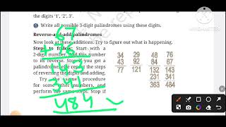 Class6 maths Ganita Prakash ch3 Palindromic numbers and Kaprekar Constant [upl. by Montano49]