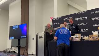 ARRL Nevada Section Manager Greets 2023 NAB Participants to Ham Radio Reception [upl. by Shatzer]