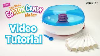 Cotton Candy Maker Video Tutorial [upl. by Yraek]