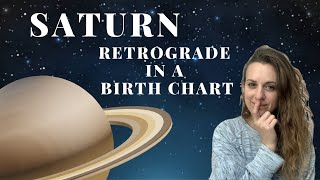 Saturn Retrograde In the Birth Chart  Astrology Natal Chart Rx Planets [upl. by Atteuqal285]