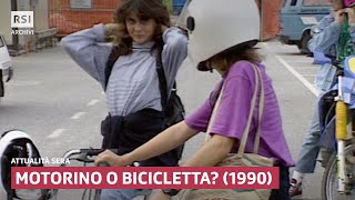 Motorino o bicicletta 1990  Attualità sera  RSI Archivi [upl. by Xenophon]