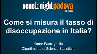 Come si misura il tasso di disoccupazione in Italia [upl. by Shulins]