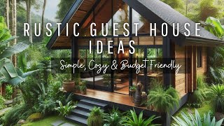 Rustic Casita Guest House Design Tour Ideas Interior Decor guesthouse livingroom bedroom [upl. by Atem367]