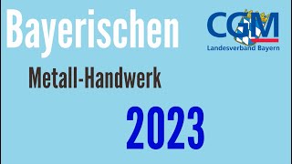 Tarifabschluss Metall Handwerk Bayern 2023 [upl. by Einahpet]