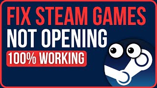 FIXED STEAM GAMES NOT LAUNCHING 2024  Fix Game Not Launching From Steam [upl. by Werdma751]