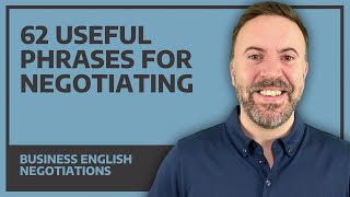 62 Useful Phrases For Negotiating  Business English FREE EPhrasebook [upl. by Joyan675]