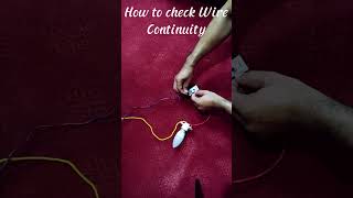 Mastering Wire Continuity Testing with Series Lamps  How to Test wire continuity with series Lamp [upl. by Assert54]