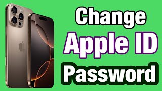 How to change Apple id password  kivabe apple id password change korbo  full gide 2024 [upl. by Niels]