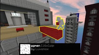 Playing Minecraft Bedwars with Luvonoxs skin and texture pack [upl. by Aerona]