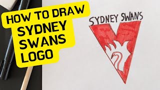 How to draw the classic Sydney Swans logo [upl. by Timofei896]