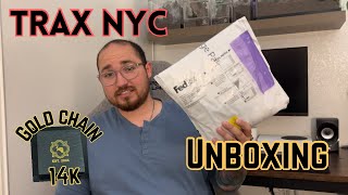 TRAX NYC GOLD CHAIN UNBOXING [upl. by Faunie]