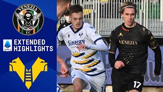 Venezia vs Hellas Verona Extended Highlights  Serie A  CBS Sports Golazo [upl. by Bleier]