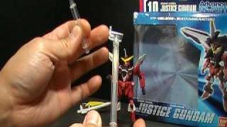 Advanced MSiA quotJustice Gundamquot action figure review [upl. by Ysabel]