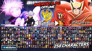 BEST‼️ANIME MUGEN V3  258 Characters ANDROID amp PC Offline [upl. by Mcclenaghan]