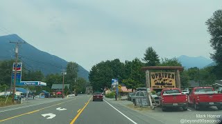 Dash Cam Driving from Marblemount to Newhalem on WA SR 20  Smoky Sky SourdoughFire [upl. by Aimac]