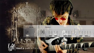 Korn  Deep Inside Guitar Tab Tutorial [upl. by Zevahc]