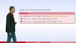 Espaces vectoriels  partie 6  application linéaire début [upl. by Ybloc]