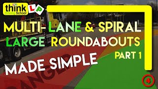 ROUNDABOUTS How to deal with Spiral amp Multilane Roundabouts Part 1  Filmed in Basingstoke [upl. by Onid400]