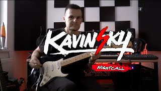 Kavinsky  Nightcall Guitar Cover [upl. by Marcille]