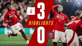 Ola Aina THUNDERBOLT 🤯  Forest 30 West Ham United  Premier League Highlights [upl. by Vizzone]