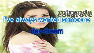 DaydreamMiranda CosgroveKaraoke Version [upl. by Eiramac]