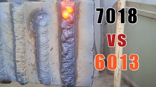 7018 vs 6013 Which electrode is easier to use for beginners [upl. by Enyedy659]