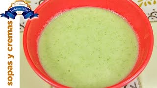 đźĄŁ Crema de CALABAZA verde calabacita calabacĂ­n [upl. by Sclar]