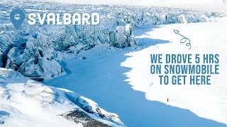 SVALBARD WINTER  Offgrid cabin amp unreal glacier views  An island near the North Pole [upl. by Tnattirb68]